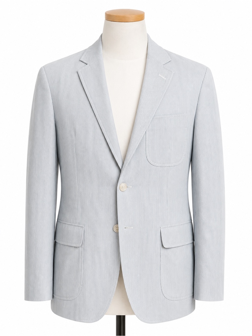 Palm Beach Boutique Light Gray Men's Two-Button Blazer